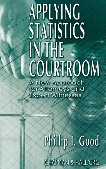 Cover of Applying Statistics in the Courtroom