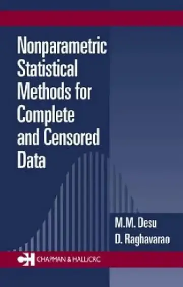 Cover of Nonparametric Statistical Methods for Complete and Censored Data