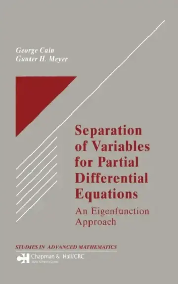 Cover of Separation of Variables for Partial Differential Equations