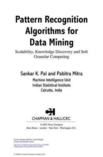 Cover of Pattern Recognition Algorithms for Data Mining
