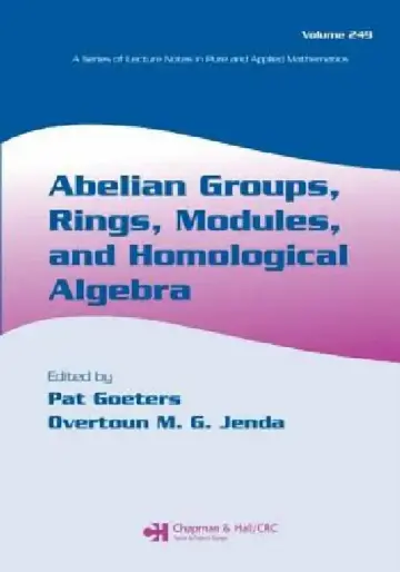 Cover of Abelian Groups, Rings, Modules, and Homological Algebra