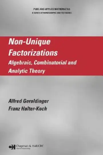 Cover of Non-Unique Factorizations