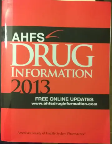 Cover of AHFS Drug Information 2013
