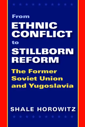 Cover of From Ethnic Conflict to Stillborn Reform