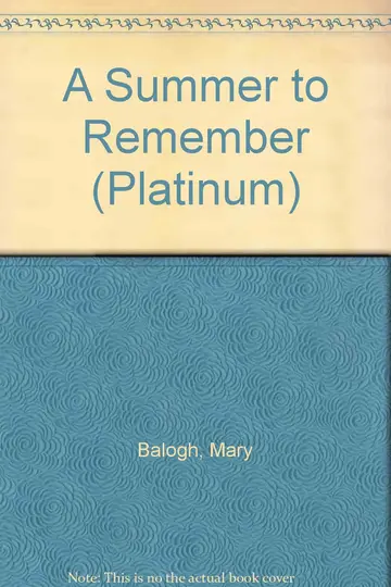 Cover of A Summer to Remember