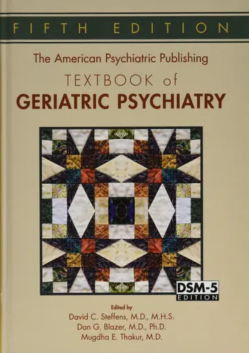 Cover of Textbook of Geriatric Psychiatry