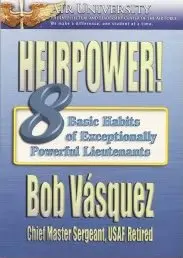 Cover of Heirpower! 8 Basic Habits of Exceptionally Powerful Lieutenants