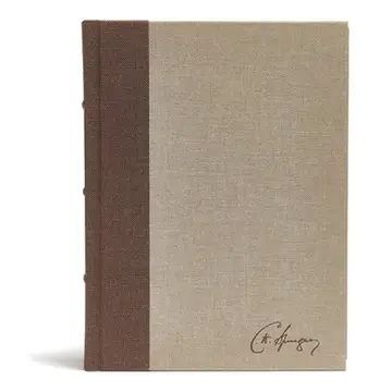 Cover of CSB Spurgeon Study Bible, Brown/Tan Cloth Over Board
