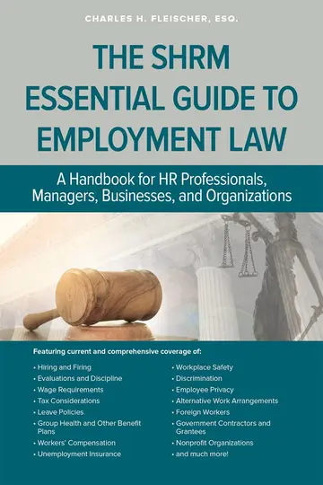 Cover of The SHRM Essential Guide to Employment Law