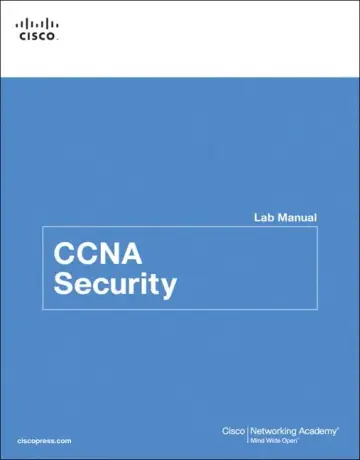 Cover of CCNA Security Lab Manual