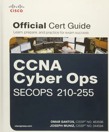 Cover of CCNA Cyber Ops SECOPS 210-255 Official Cert Guide