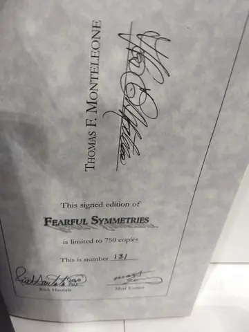 Cover of Fearful Symmetries