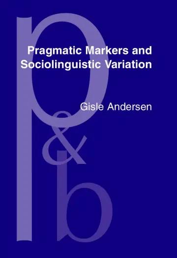 Cover of Pragmatic Markers and Sociolinguistic Variation