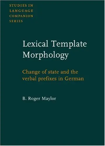 Cover of Lexical Template Morphology