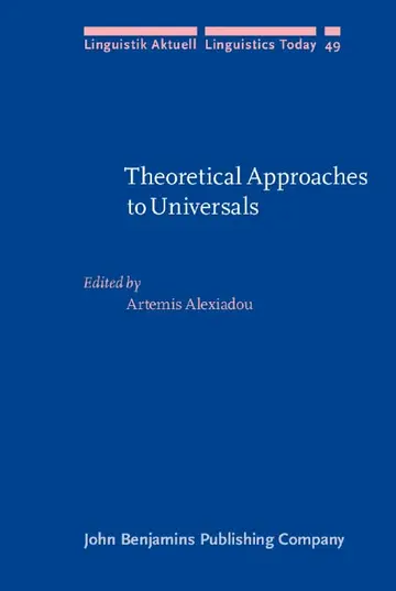 Cover of Theoretical Approaches to Universals