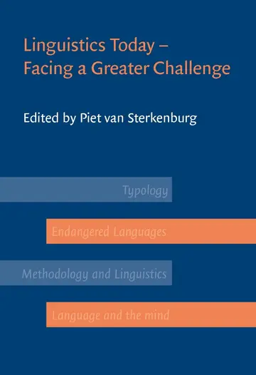 Cover of Linguistics Today