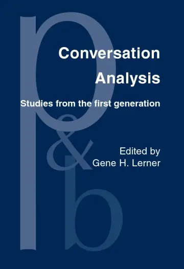 Cover of Conversation Analysis
