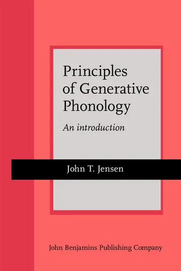 Cover of Principles of Generative Phonology