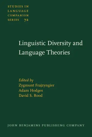 Cover of Linguistic Diversity and Language Theories