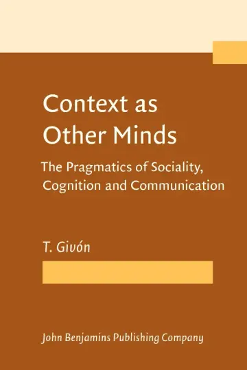 Cover of Context as Other Minds