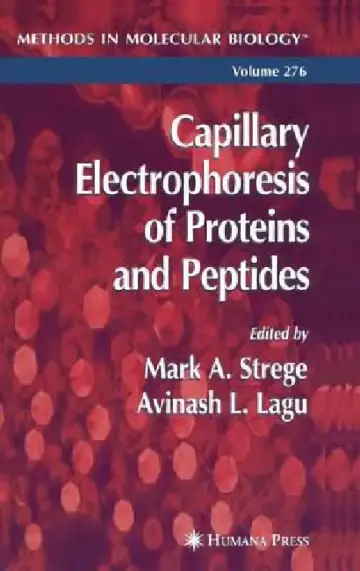 Cover of Capillary Electrophoresis of Proteins and Peptides