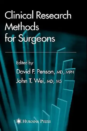 Cover of Clinical Research Methods for Surgeons