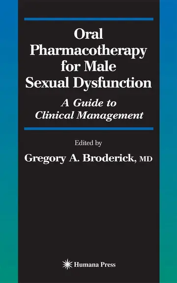 Cover of Oral Pharmacotherapy for Male Sexual Dysfunction (Hb)