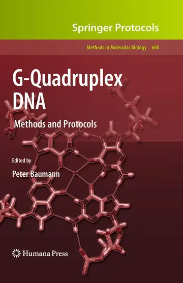 Cover of G Quadruplex Dna Methods and Protocols (hb 2009)