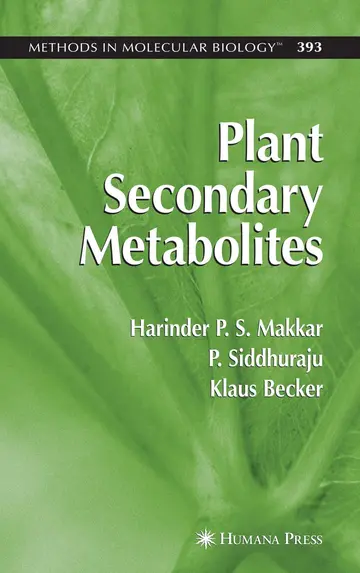 Cover of Plant Secondary Metabolites