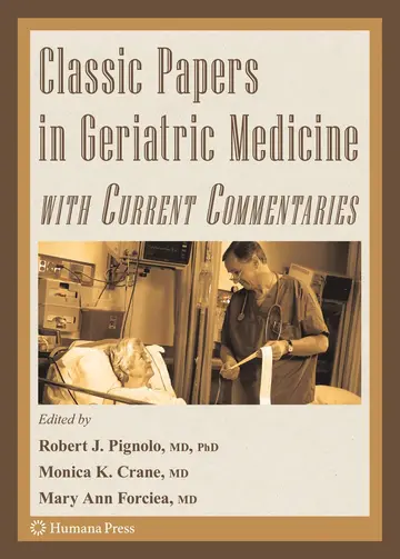 Cover of Classic Papers in Geriatric Medicine with Current Commentaries