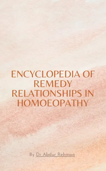 Cover of Encyclopedia of Remedy Relationships in Homeopathy