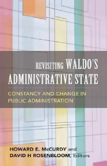 Cover of Revisiting Waldo's Administrative State
