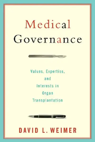 Cover of Medical Governance