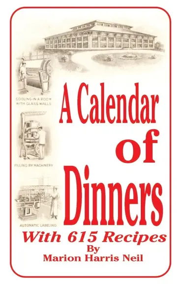 Cover of A Calendar of Dinners with 615 Recipes
