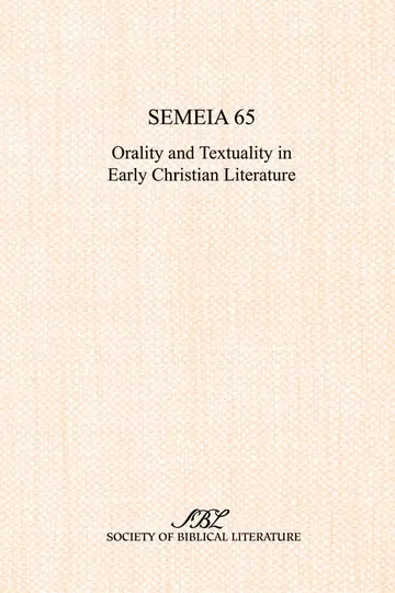 Cover of Semeia 65