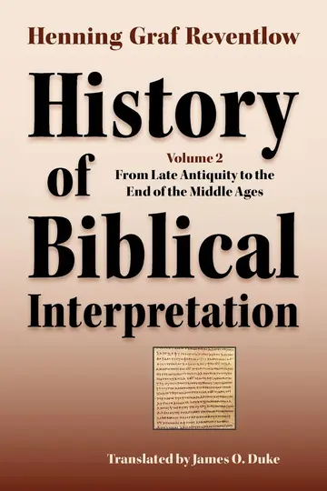 Cover of History of Biblical Interpretation, Vol. 2
