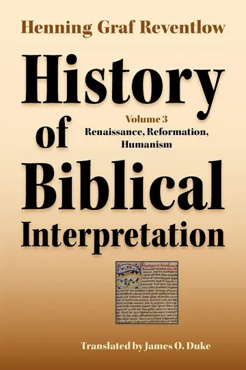 Cover of History of Biblical Interpretation, Vol. 3