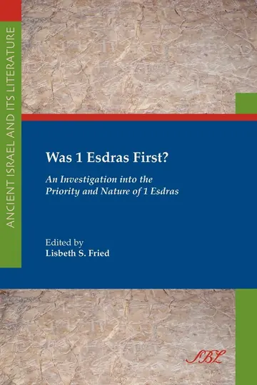Cover of Was 1 Esdras First?