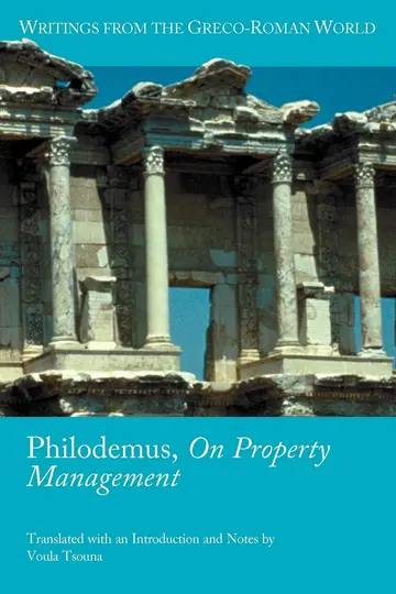 Cover of Philodemus, on Property Management