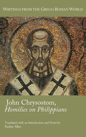 Cover of John Chrysostom, Homilies on Philippians
