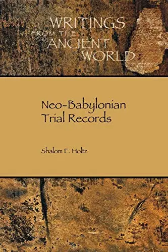 Cover of Neo-Babylonian Trial Records