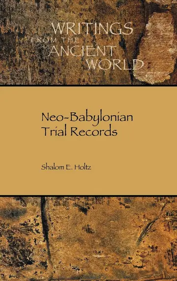 Cover of Neo-Babylonian Trial Records