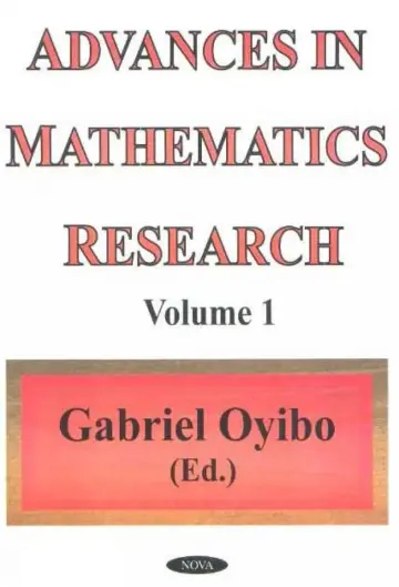 Cover of Advances in Mathematics Research
