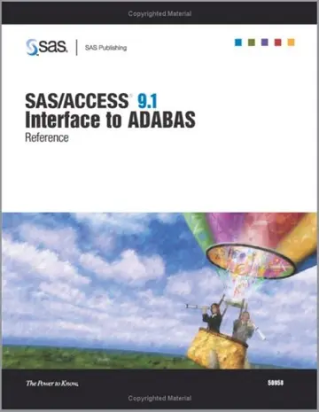 Cover of SAS/ACCESS 9.1 Interface to ADABAS