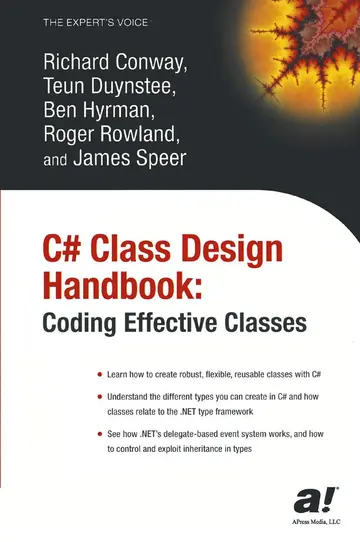 Cover of C# Class Design Handbook