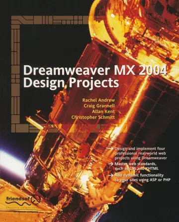 Cover of Dreamweaver MX 2004 Design Projects