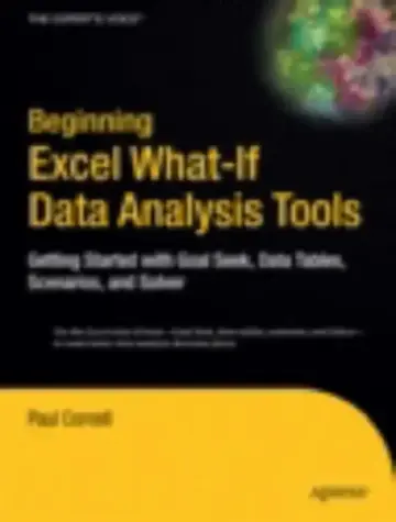 Cover of Beginning Excel What-If Data Analysis Tools