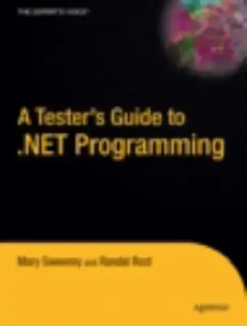 Cover of A Tester's Guide to .Net Programming