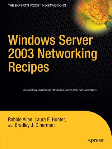 Cover of Windows Server 2003 Networking Recipes
