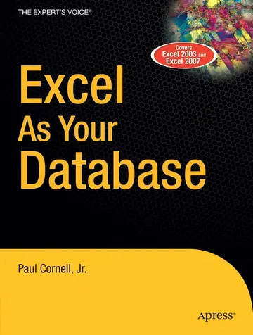 Cover of Excel as Your Database